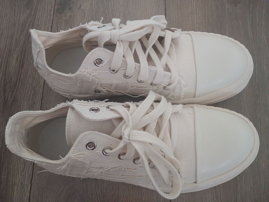Кеды Rick Owens белые