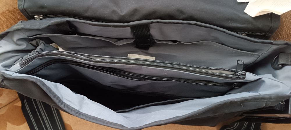 Чанта за количка Lassig Messenger Casual Reflective Stars black LMB101