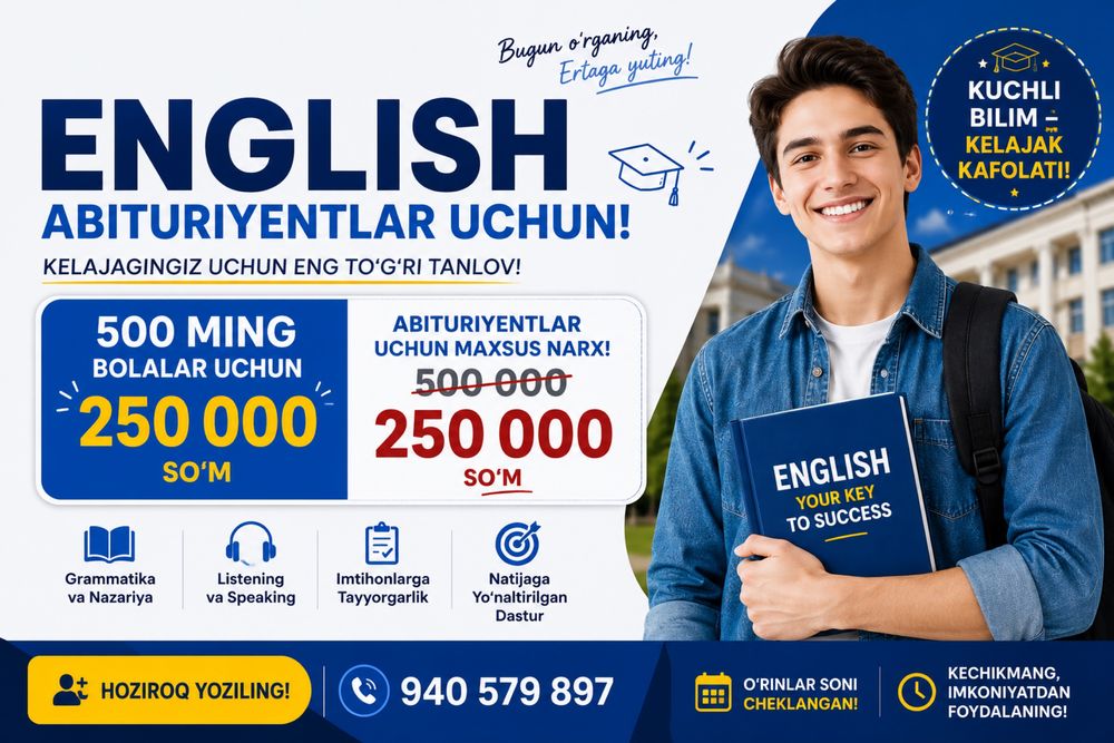 Ingliz tili o’quv kursi