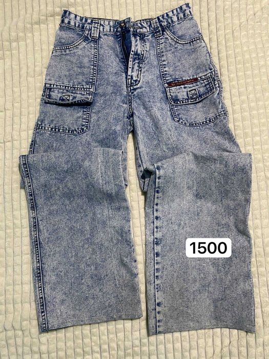 Джинсы прямые и юбка