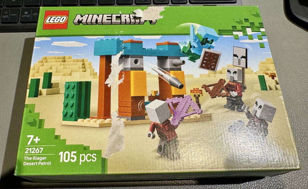 LEGO Minecraft: Patrula Illager de desert 21267 sigilat