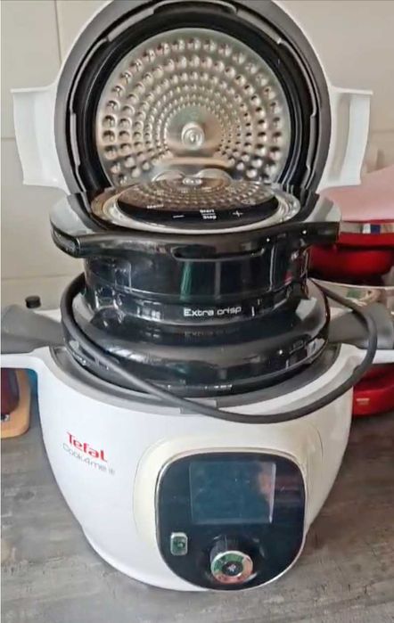TEFAL COOK4ME+ + Extra Crisp – multicooker inteligent 2 în 1