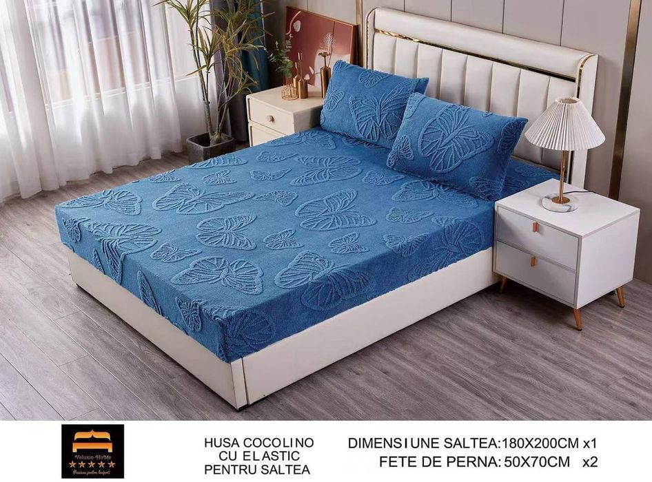 Husa de pat cocolino pufoasa