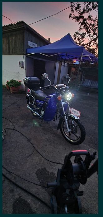 Продам  оформленный мотоцикл sonlink синий