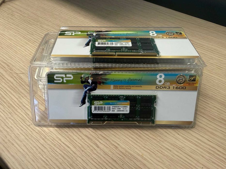 Памет, Silicon Power 8GB SODIMM DDR3 PC3-12800, 1600MHz, CL11