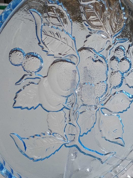 Стъклено ретро плато