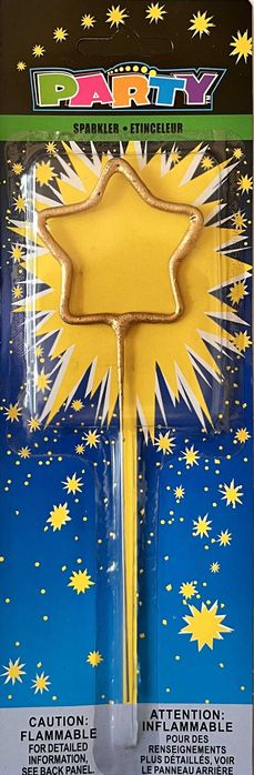 Свеча бенгальская фигурная