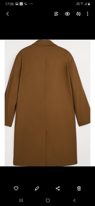 Palton Zara petrecut,lană 80%,M-L