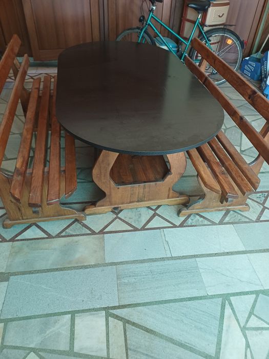 Маса с пейки,комплект.