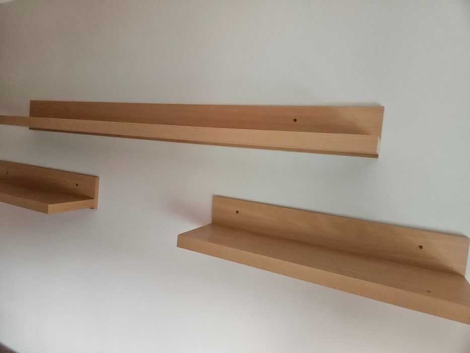 Set 3 rafturi suspendate din PAL – 1 x 150 cm + 2 x 75 cm – stare bună