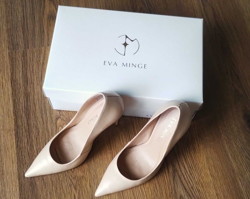 EVA MINGE Уникални обувки, оригинални, р-р 38.5, перфектни, с кутия