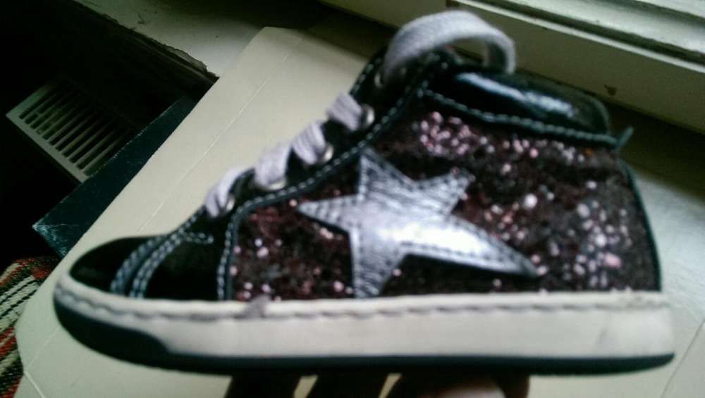 Pantofi Balocchi nr. 22, din piele cu glitter, interior piele