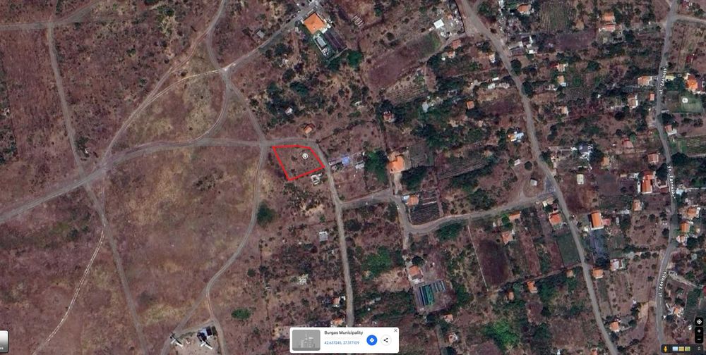 Продава се Парцел в Бургас, Долно Езерово - 800 кв.м за 32 €/кв.м - Снимка #2