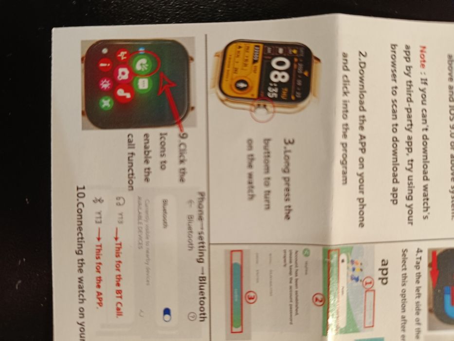 Smart watch nou iOS Android