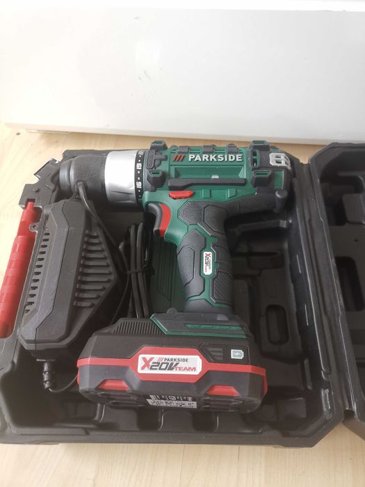 НОВ Акумулаторен Витоверт Parkside 20v  +16 бр аксесоара