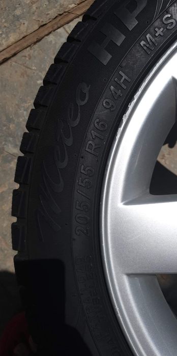 4 jante originale BMW style 45 + cauciucuri de iarnă