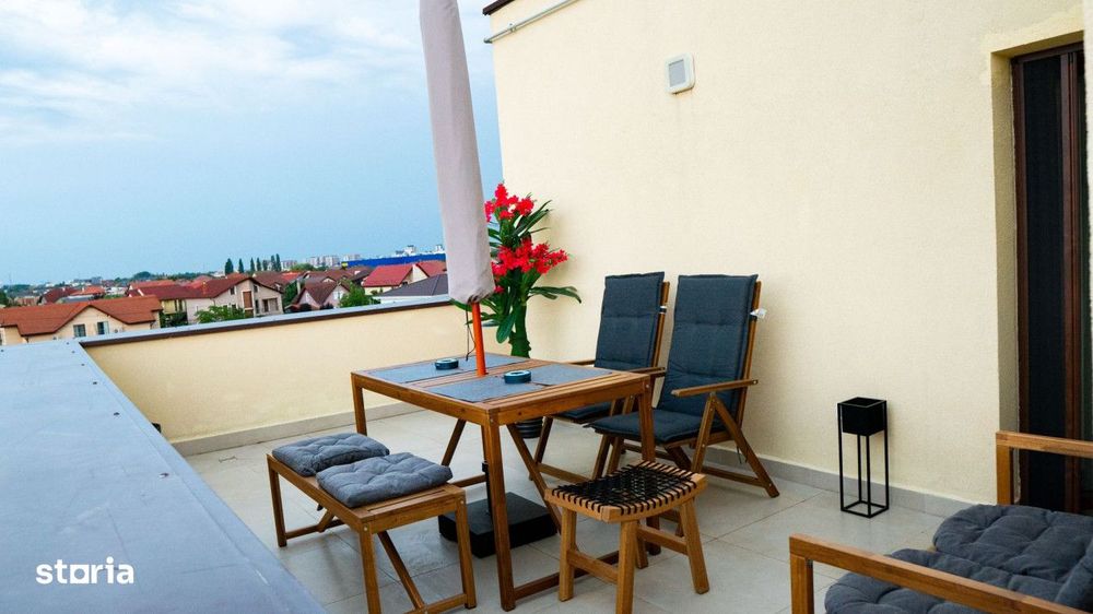 PENTHOUSE LUX 2 camere, 55 mp, mobilat premium - Dumbravita
