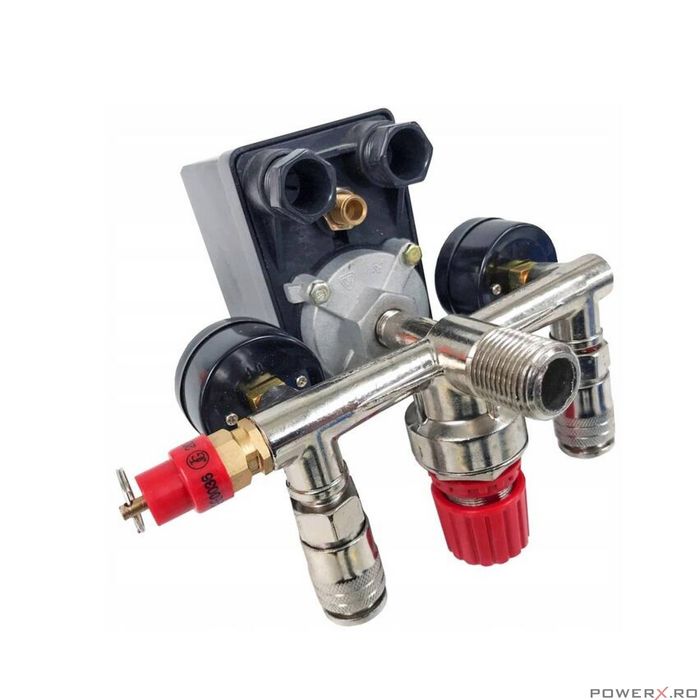 Presostat universal pentru compresor trifazic, 380V, reglabil, Verke