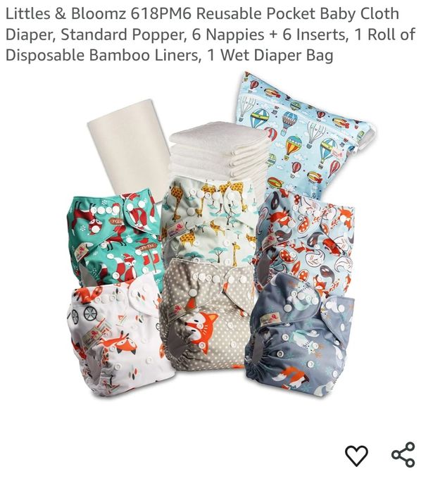 Нов Пакет от Пелени за многократна употреба Littles&Bloomz + подарък