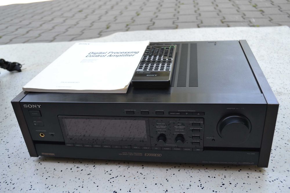 Preamplificator Procesor Sony TA E 2000 ESD cu telecomanda si prospect