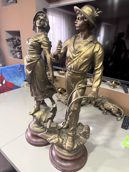Set statuete antimoniu 80 cm