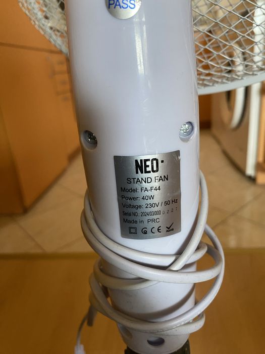 Стоящ вентилатор NEO FA-F44 – 40W