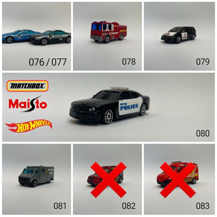 Колички Maisto, Hot Wheels, Matchbox 1/64
