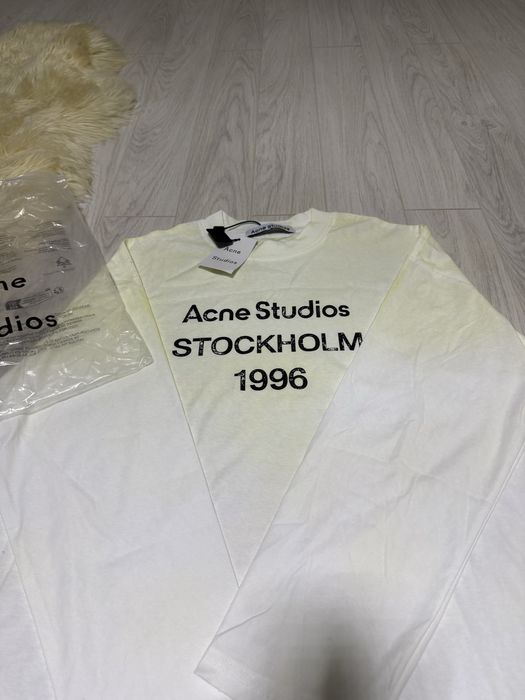 Vand bluza alba Acne Studios STOCKHOLM