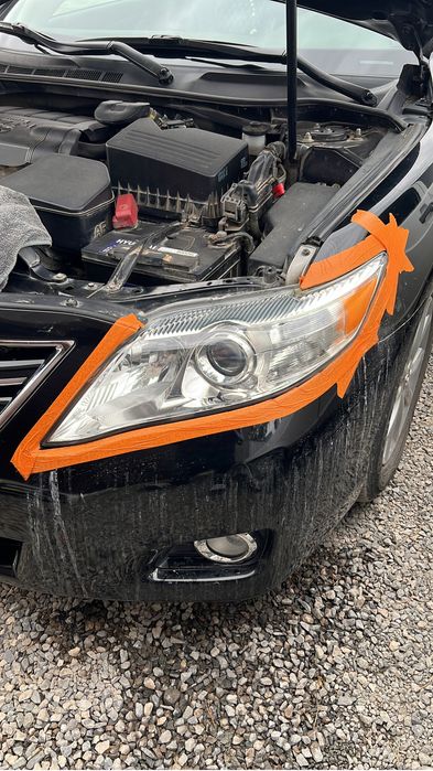 Полировка фар Химией