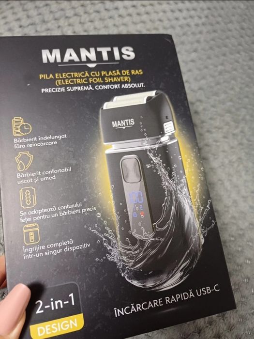 Apărat de bărbierit Mantis 2în1