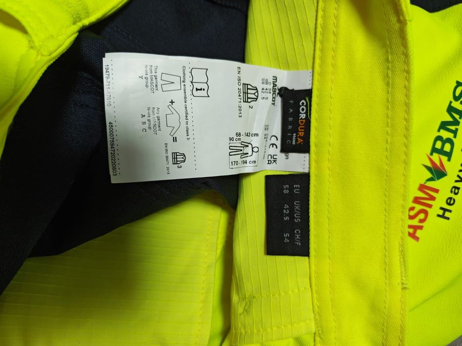 Mascot ACCELERATE SAFE Broek.  pantaloni de protecție salopeta 58