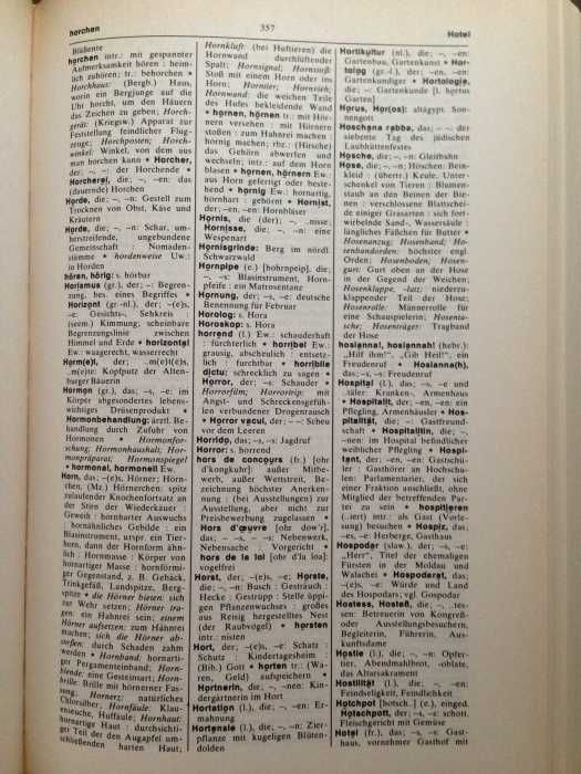 Dictionar limba germana