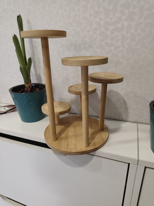 Подставка для цветов бамбук