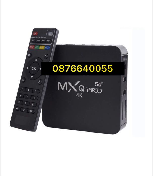 Android TV Box MXQ PRO 5G 4K /Android 10/ Dual WiFi / Гаранция 1г