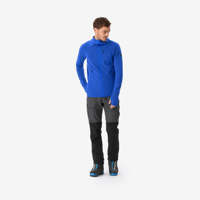 Pulover tehnic cu glugă din lână merinos - produs resigilat Decathlon