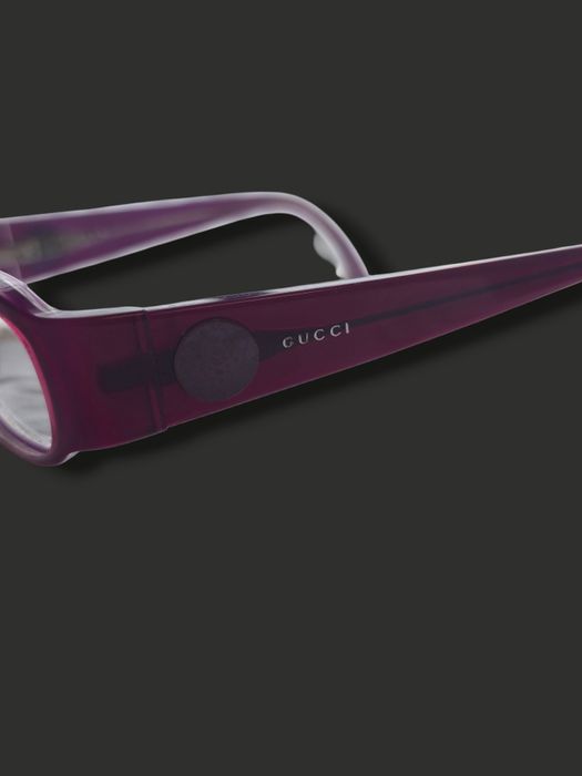 GUCCI оригинална рамка за очила – луксозен модел, лилав цвят