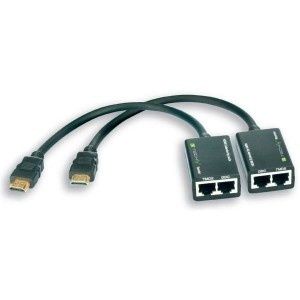 Extender HDMI Techly, RJ45, UTP, Raza de pana la 30m, Cat5e / Cat6
