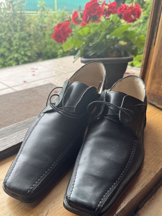 Pantofi barbati din piele naturala si cu talpa din piele