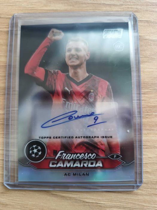 Topps AC Milan relic auto numbered, Милан спортни карти, номерирани, автограф, реликви лот