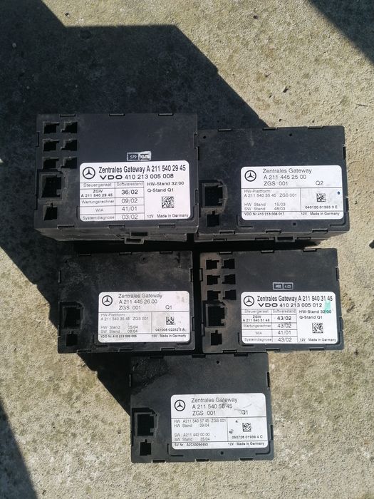 Zentrales gateway модул за Mercedes W211 W219 W164 W251 X164 W221 W216 ZGW