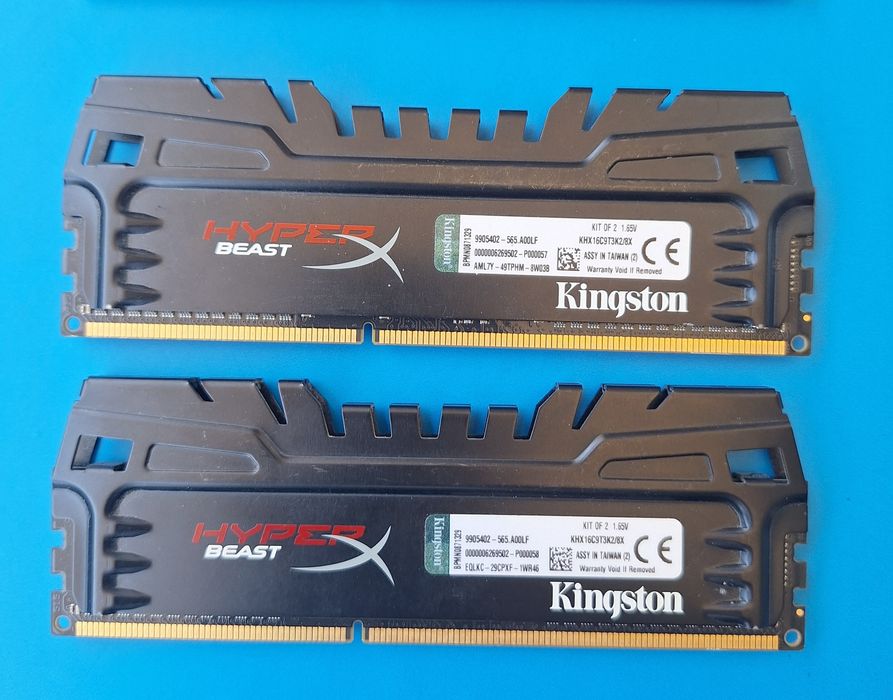 Memorie RAM DDR3 Desktop - Kingston HyperX Gaming / Kingmax / TeamGroup