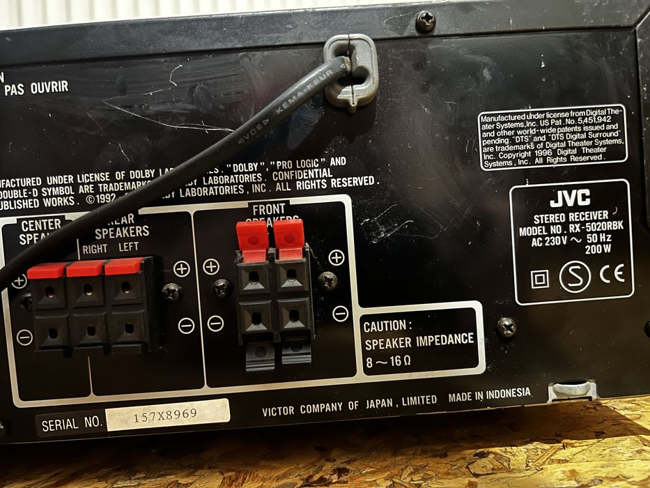 5.1 JVC RX-5020RBK