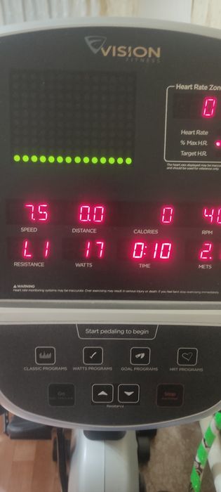 Велоэргометр профессиональный Vizion R60