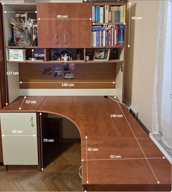 Birou scoala din pal 140 cm