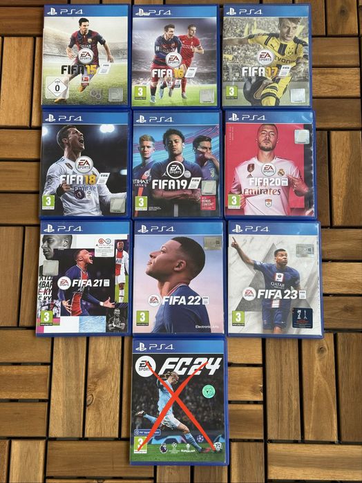 FIFA 15 16 17 18 19 20 21 23 ps4