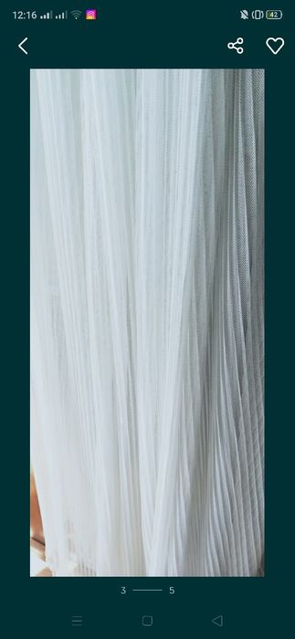 Продам тюль плисеровка