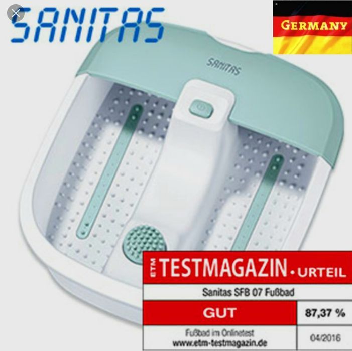 CĂDITĂ HIDROMASAJ pentru picioare SANITAS - Germania NOUĂ - 110 lei