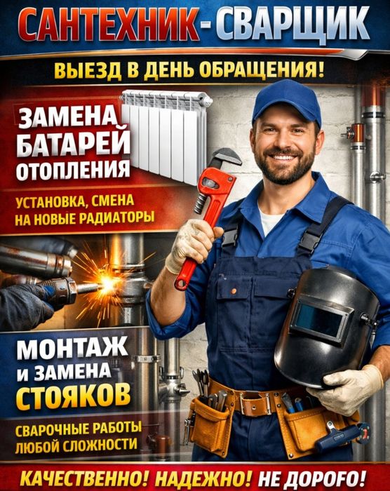Услуги Сварщика - Сантехника