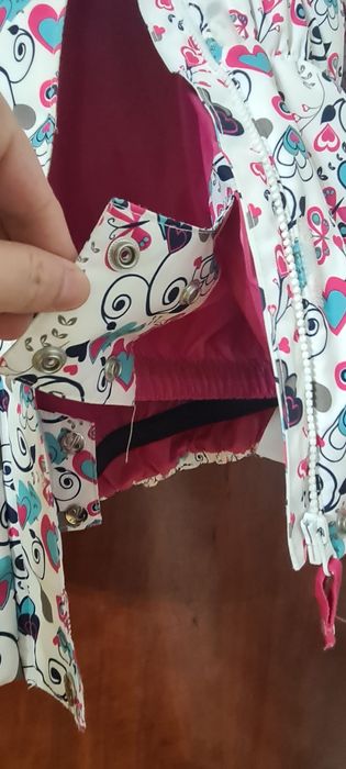 Geaca fetite impermeabila