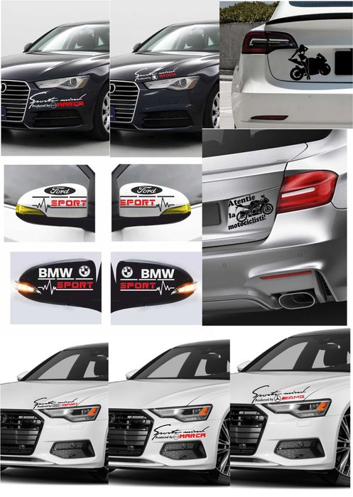 Stickere auto-moto / stickere calitate / preturi mici / stickere casa